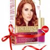 L’Oreal Paris Excellence 7.44 Pepper Red + FREE Color Riche Nail Color