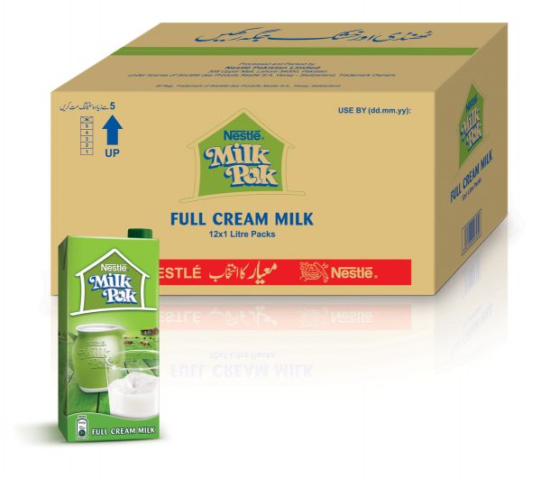 NESTLÉ MILKPAK Milk Low Fat 1 Liter [Pack of 12]