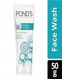 Ponds Pimple Clear White Multi-Action Facial Wash – 50 Grams – Unilever