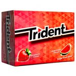 Trident Strawberry & Watermelon Sugar Free Gum – Pack of 90 | Chewing Gum