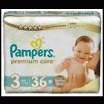 Pampers Premium Care Diapers 3 Medi (29 pieces)