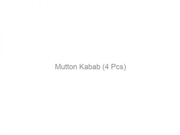 Mutton Kabab (4 Pcs)
