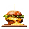Juicy Lucy Burger Combo