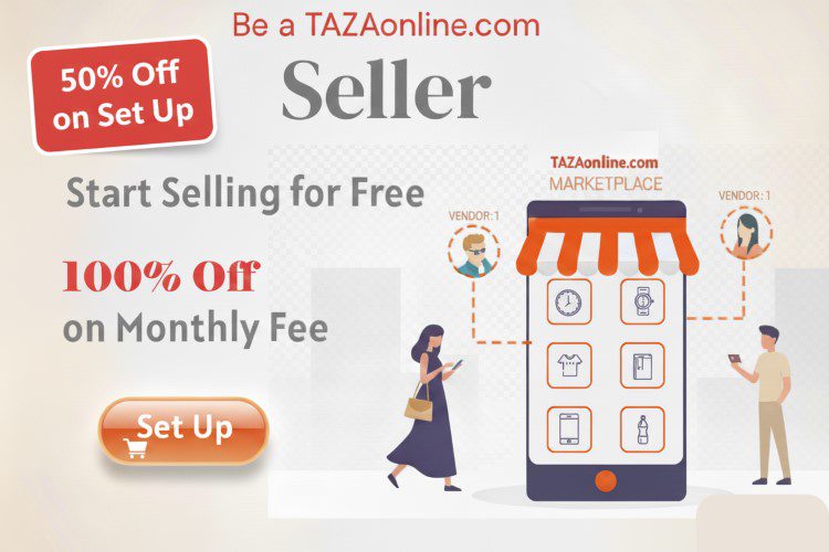 TAZAonline.com Seller Signup Offer